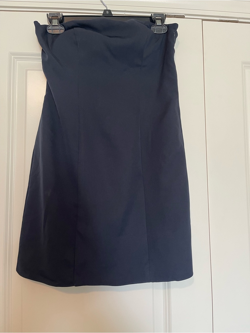 Strapless Navy Blue Women's Dress